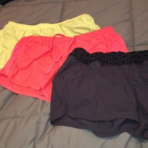 Old Navy active shorts, 3 pairs